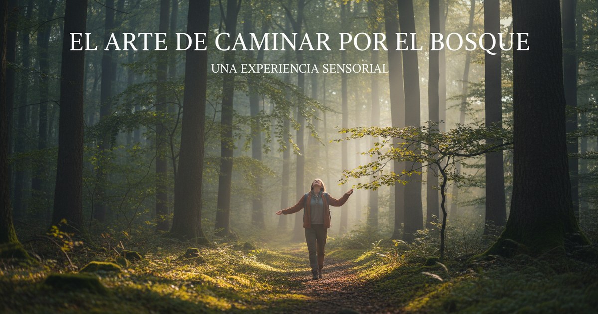 El arte de caminar por el bosque: una experiencia sensorial