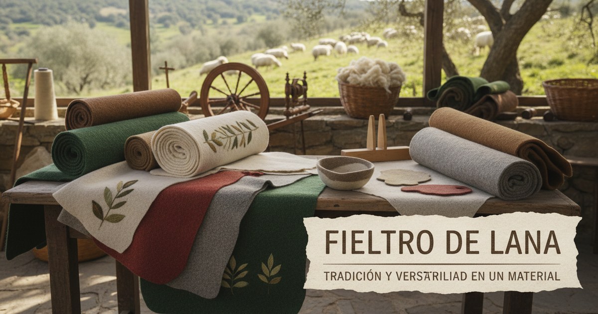 Fieltro de Lana: Tradición y Versatilidad en un Material